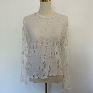 Iro Destroyed Cotton Longsleeve